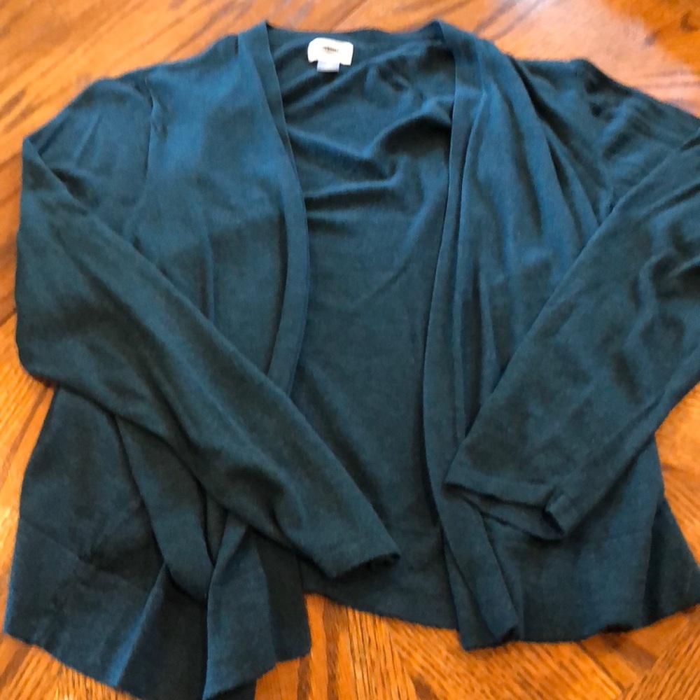 Dark teal Old Navy cardigan xl